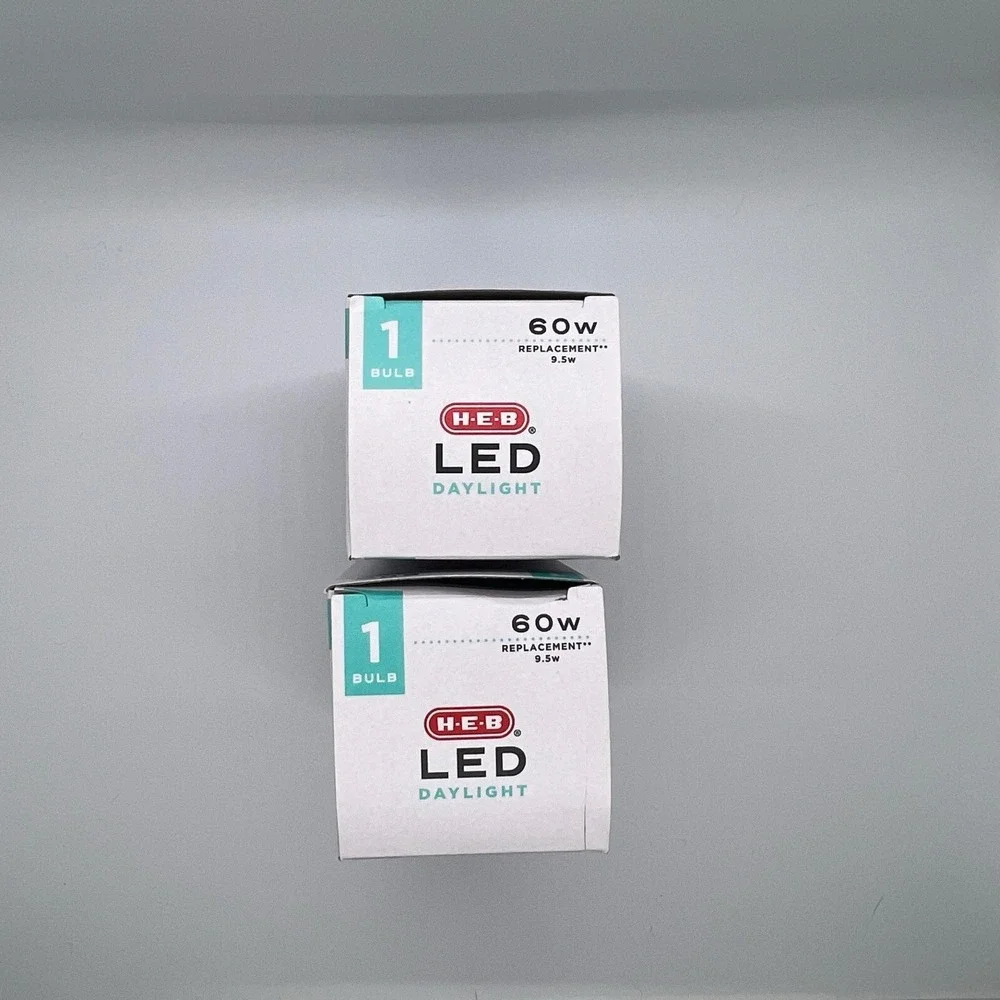 HEB  60W Daylight LED,, 810 Lumens, Dimmable Connection 2 Pack Light Bulbs 2 Pin